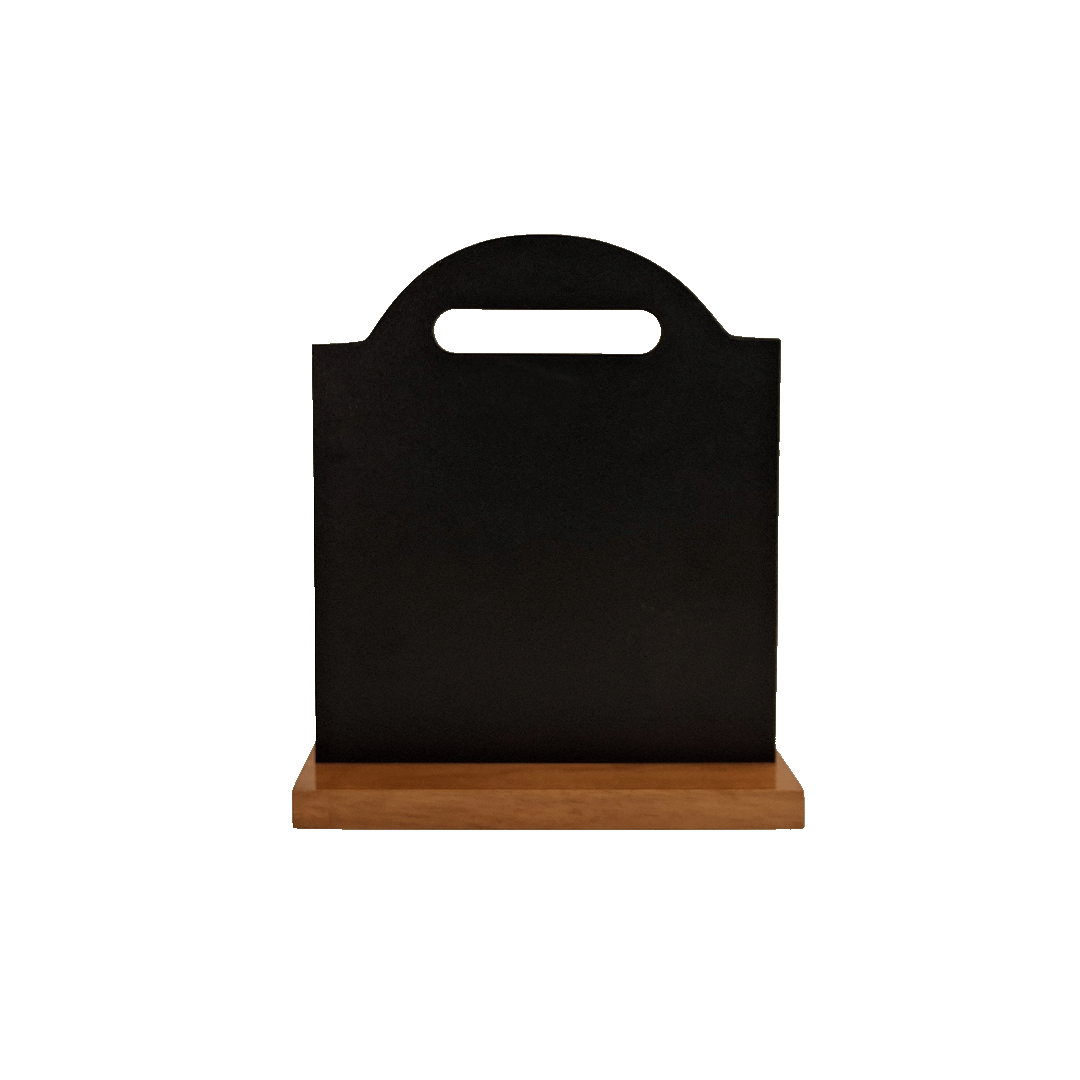 Stepped Arch-Top Rectangular Table Top Menu Board 1