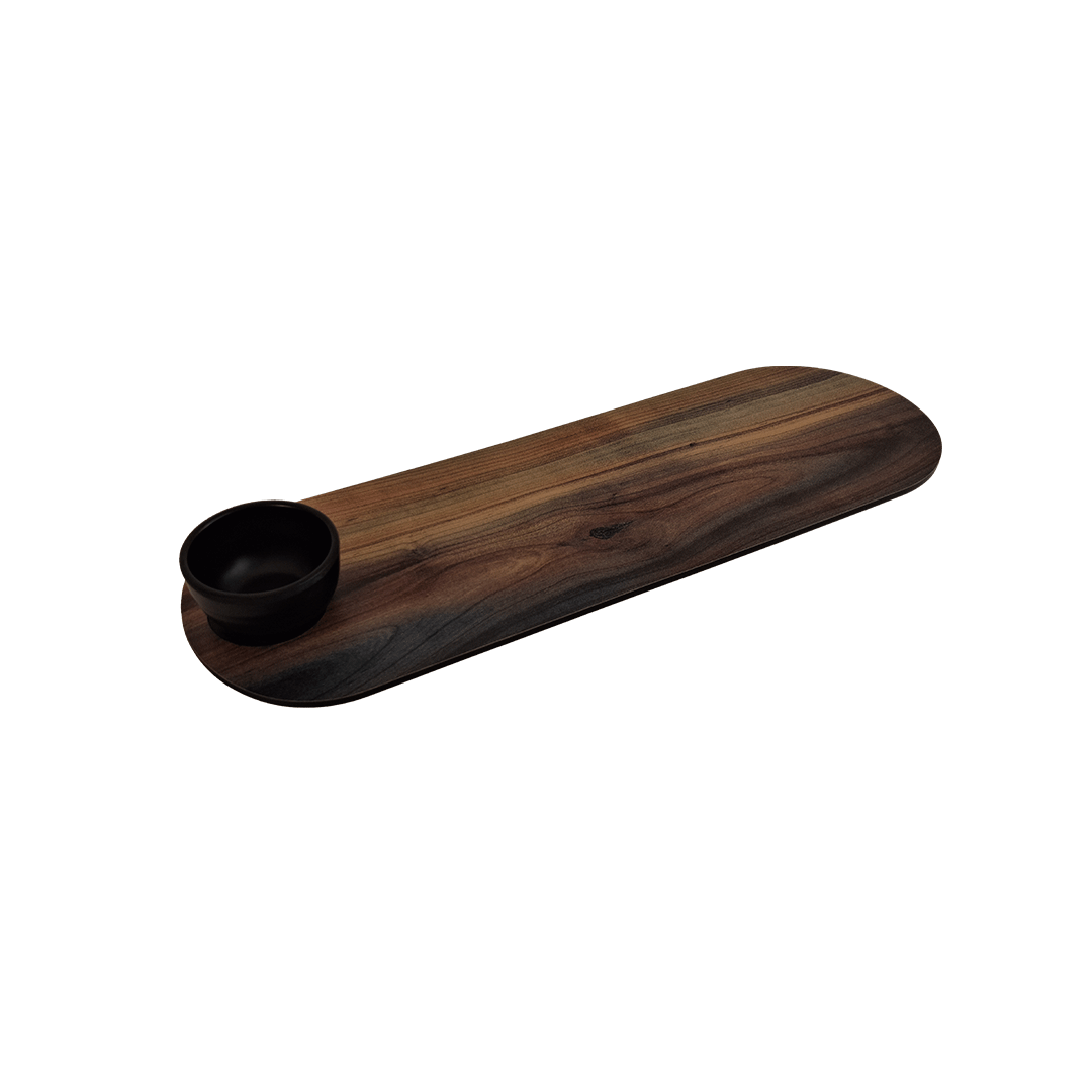 Linear Single Dip Cheese Platter 1