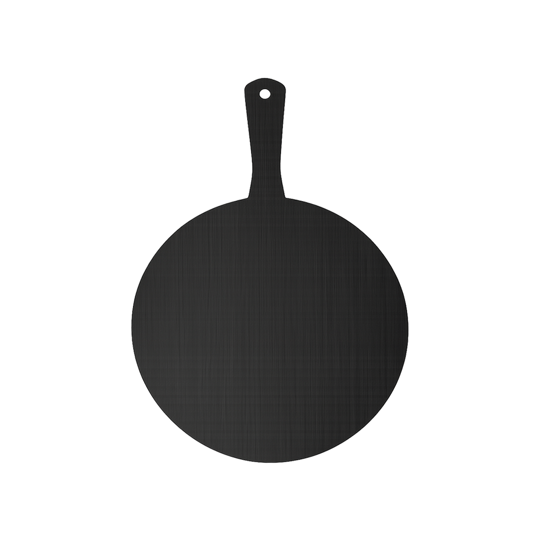 Pizza Platter - Midnight Core Black Round Paddle 2