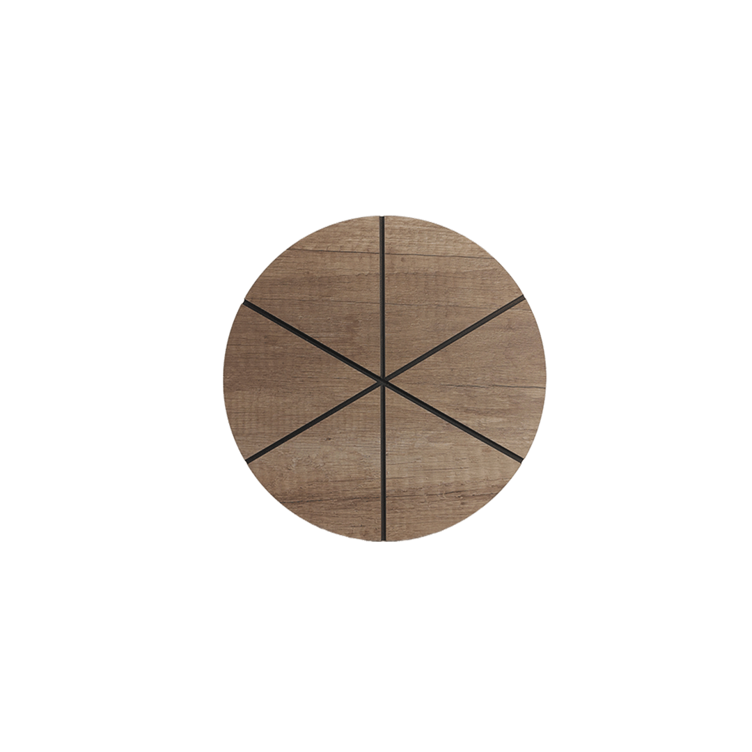 Pizza Platter - Oak Grey Radial 1