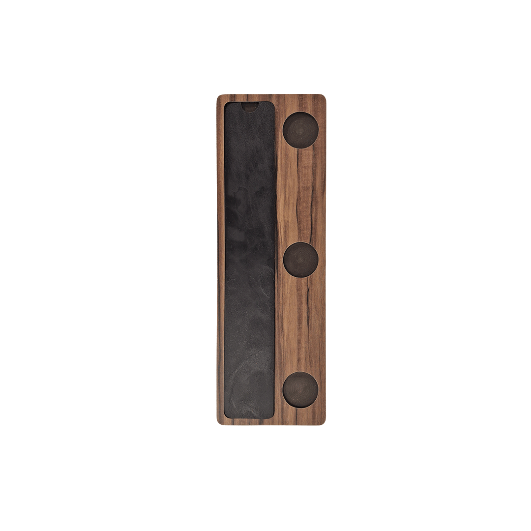 Long Rectangular Linear Groove Dip & Snack Platter 3