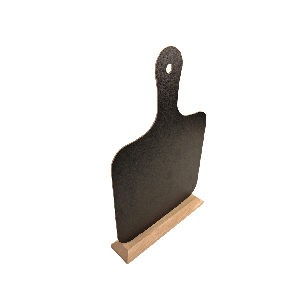 Tabletop Chalkboard Menu Stand - Chef Paddle 2