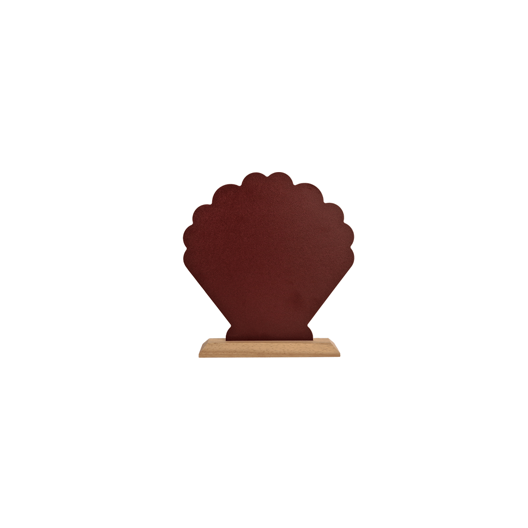 Tabletop Chalkboard Menu Stand - Scalloped Fan 3